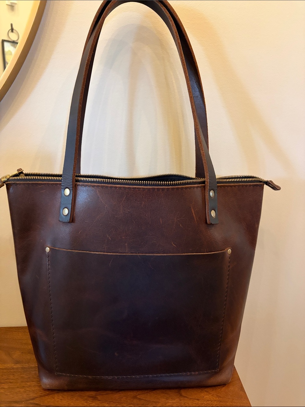 Portland Leather tote